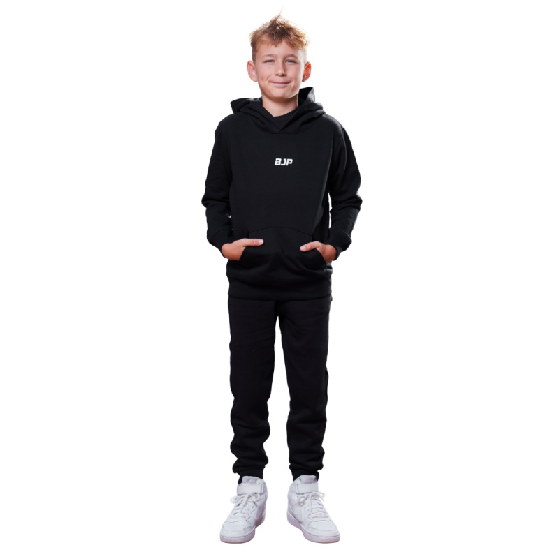 BJP Dětské Tepláky Basic, Černá Výška a věk: 110-116 cm (5-6 let)