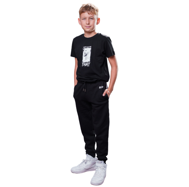 BJP Dětské Tričko Let's go for that, Černá Výška a věk: 152-162 cm (12-13 let)