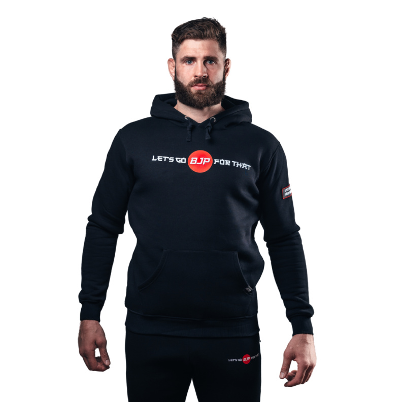 BJP Hoodie Fight Edition - Let's go for that, černá Velikost: 3XL