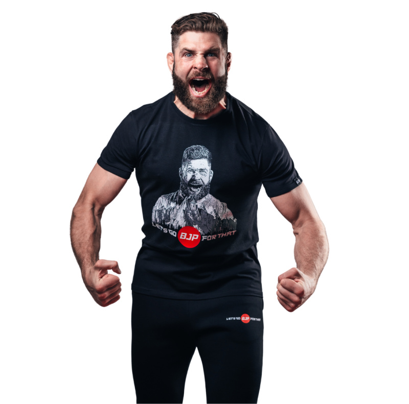 BJP Tričko Fight Edition - Warrior Spirit, černé Velikost: S