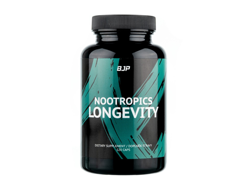 BJP Nootropics Longevity, 120 rostlinných kapslí