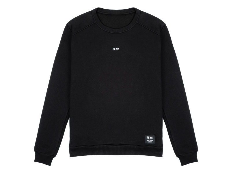 Mikina BJP Crewneck Basic, black Velikost: XXL