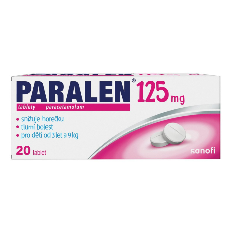 PARALEN 125MG Tableta 20