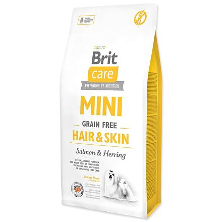 Brit Care Dog Mini Grain Free Hair & Skin  7 Kg