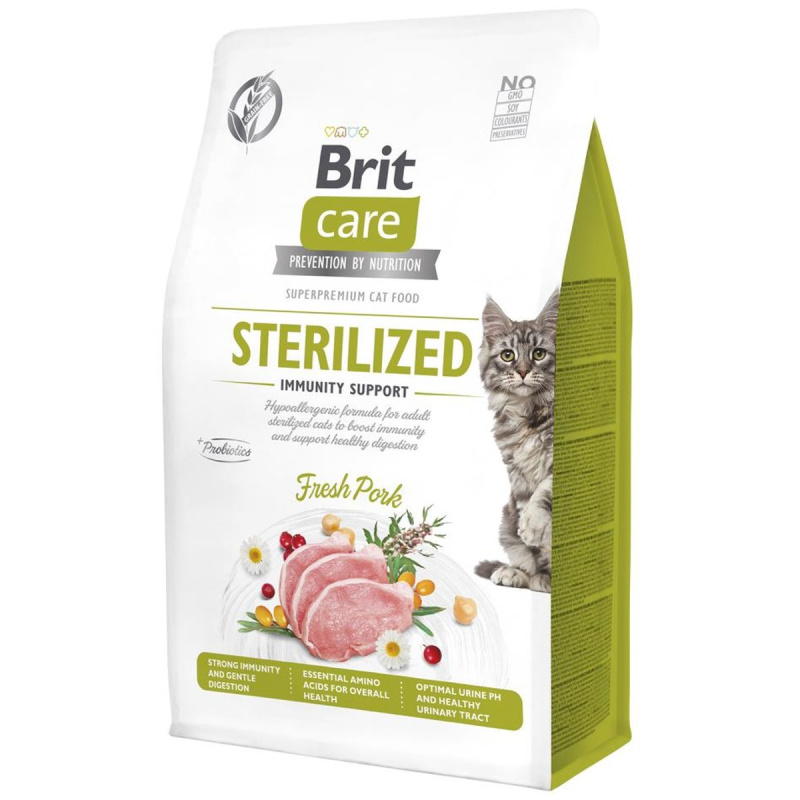 Brit Care Cat Grain-Free Sterilized Immunity Support pro kočky