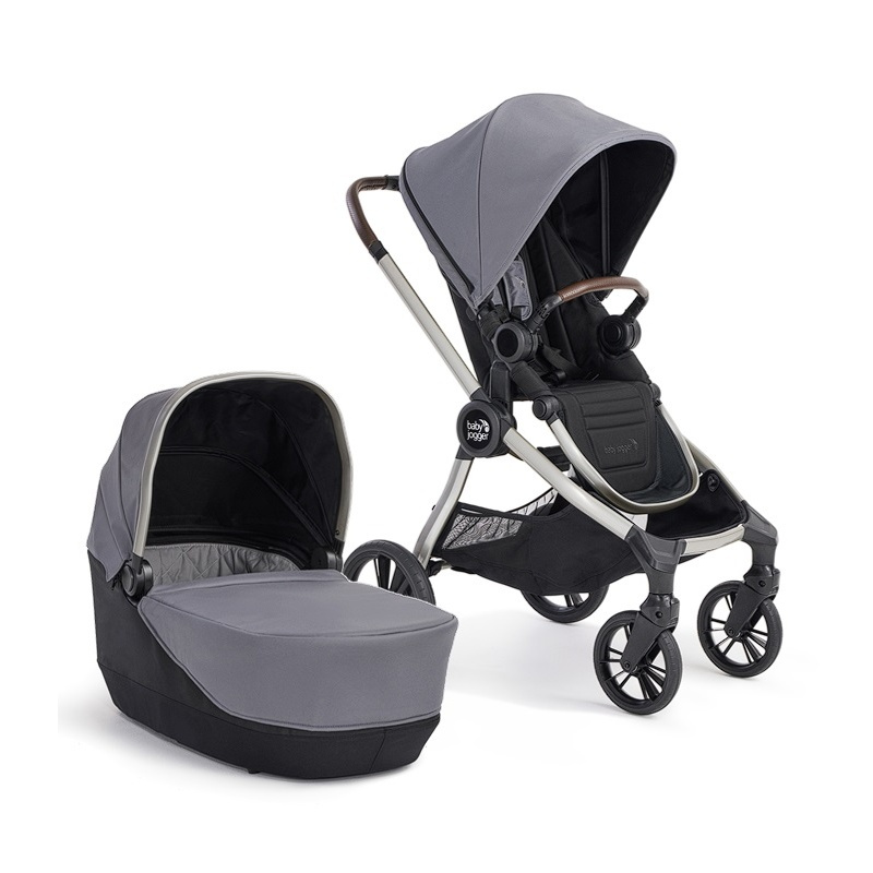 Baby Jogger CITY SIGHTS 4WM AKČNÍ set 2v1 (kočárek+korba) vč. madla DARK SLATE