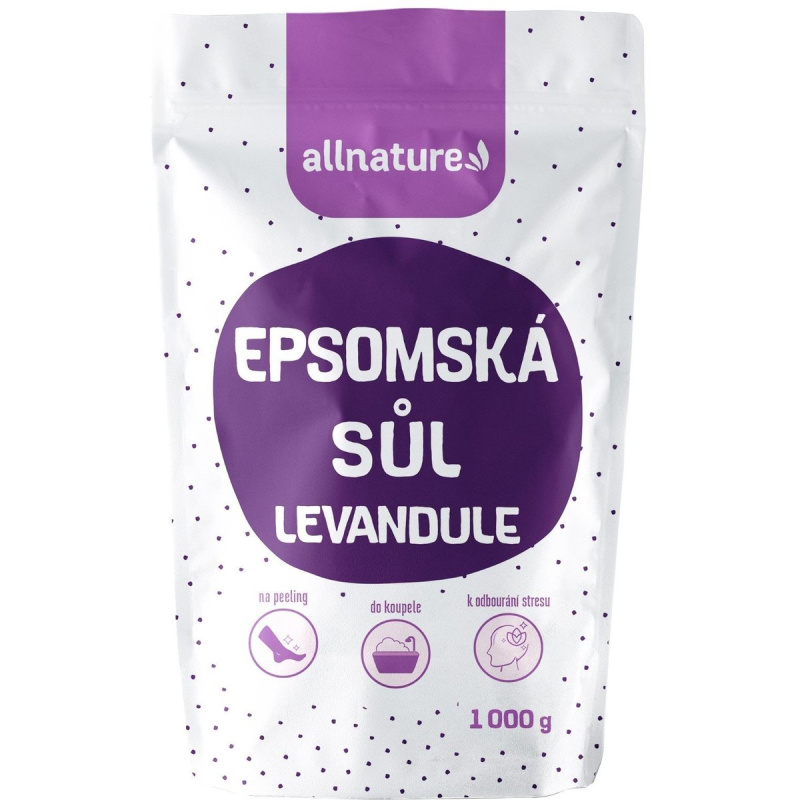 Allnature Epsomská sůl levandule