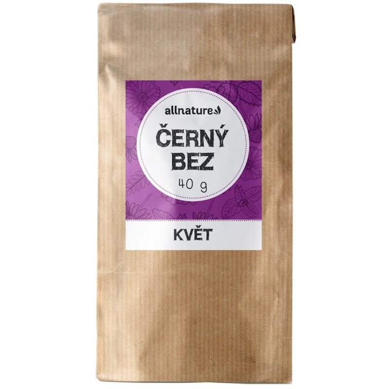 Allnature Černý bez květ Sypaný čaj