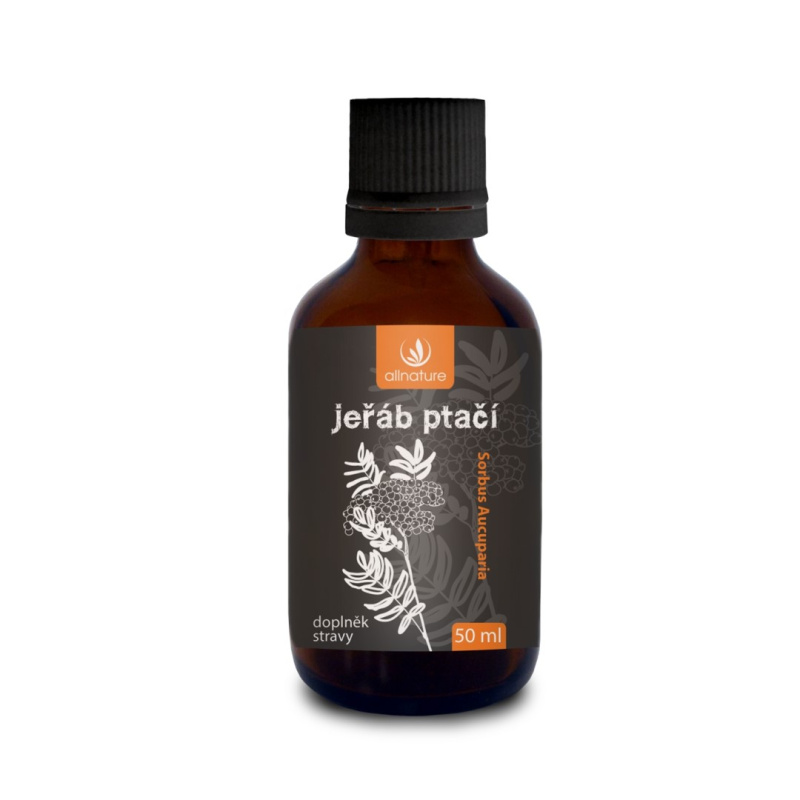 Allnature Jeřáb ptačí bylinné kapky, 50 ml