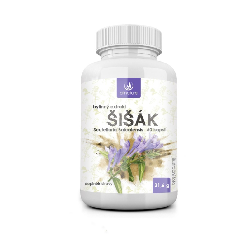 Allnature Šišák bylinný extrakt, 60 ks