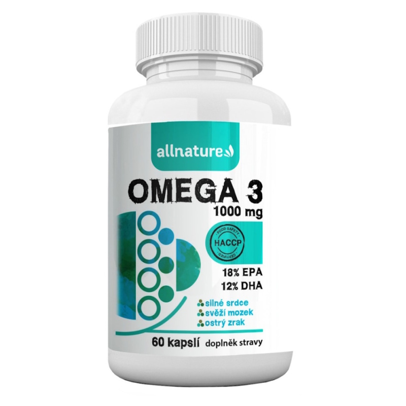 ALLNATURE Omega 3 1000 mg 60 kapslí