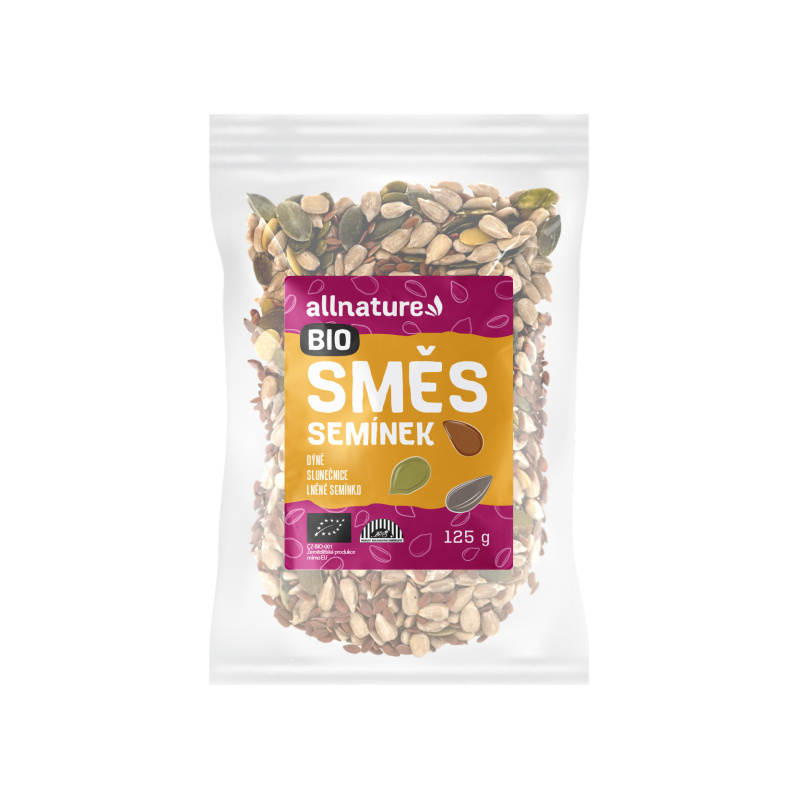 Allnature Směs semínek BIO, 125 g