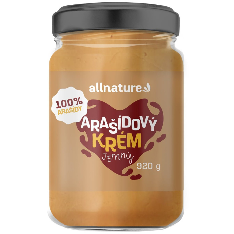 Allnature Arašídové máslo jemné