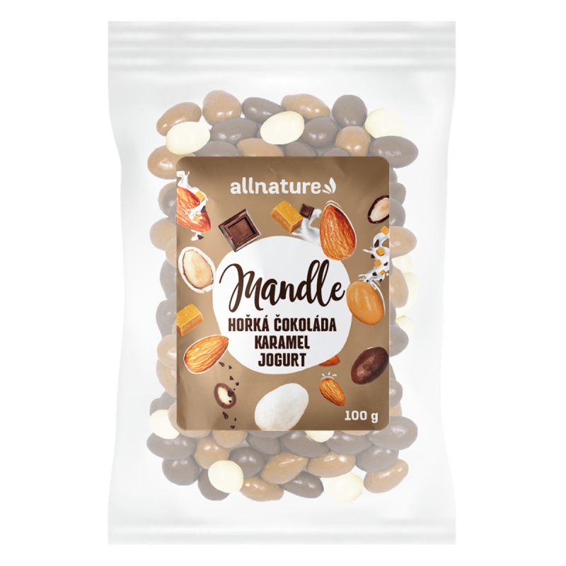Allnature Mandle tříbarevné, 100 g