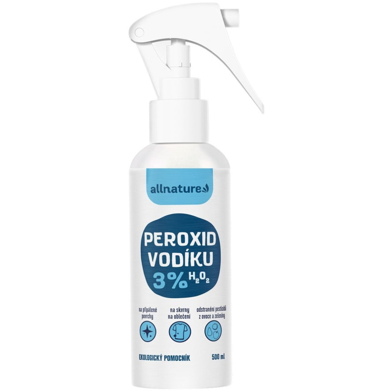 Allnature Peroxid vodíku 3%, 500 ml