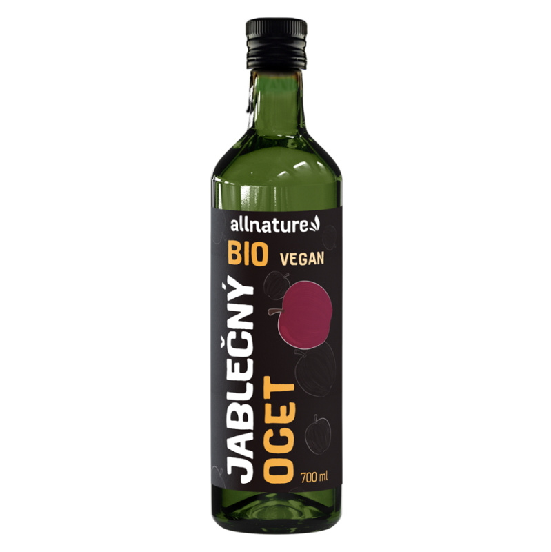 Allnature Jablečný ocet BIO, 700 ml