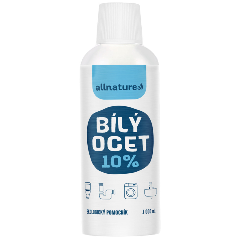 Allnature Bílý ocet 10%, 1 l
