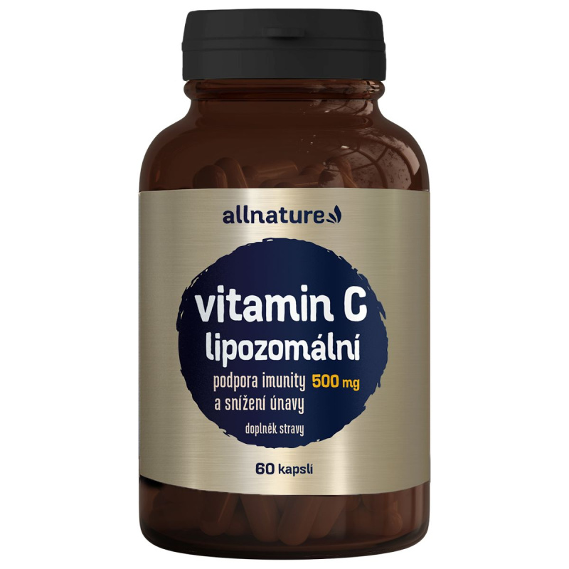 Allnature Lipozomální Vitamin C 500 mg, 60 ks