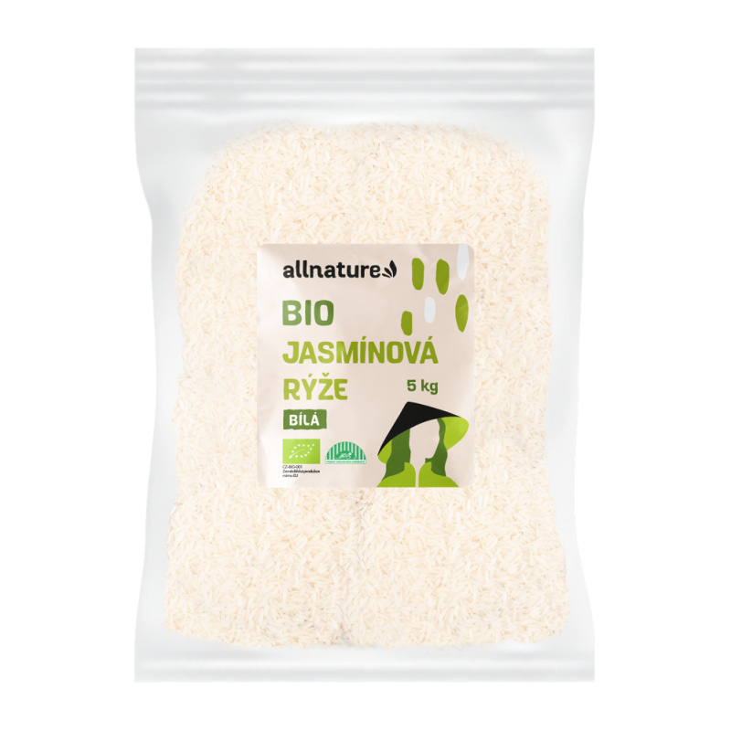 ALLNATURE Jasmínová rýže bílá BIO 5 kg