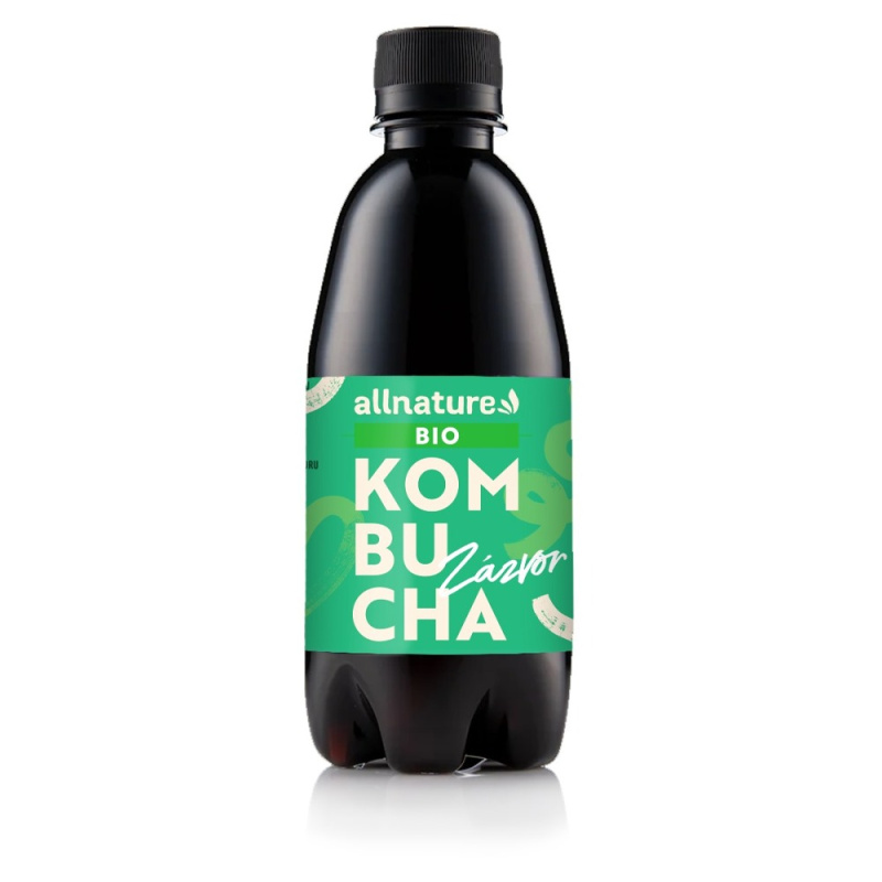 ALLNATURE Kombucha zázvor BIO 330 ml