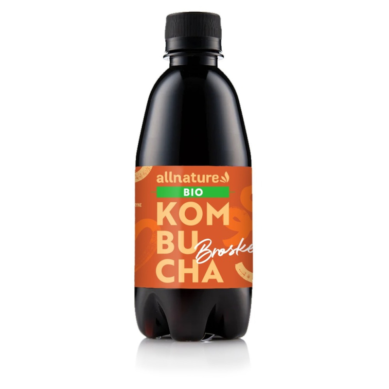 ALLNATURE Kombucha broskev BIO 330 ml