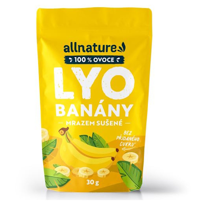 ALLNATURE Banán sušený mrazem 30 g