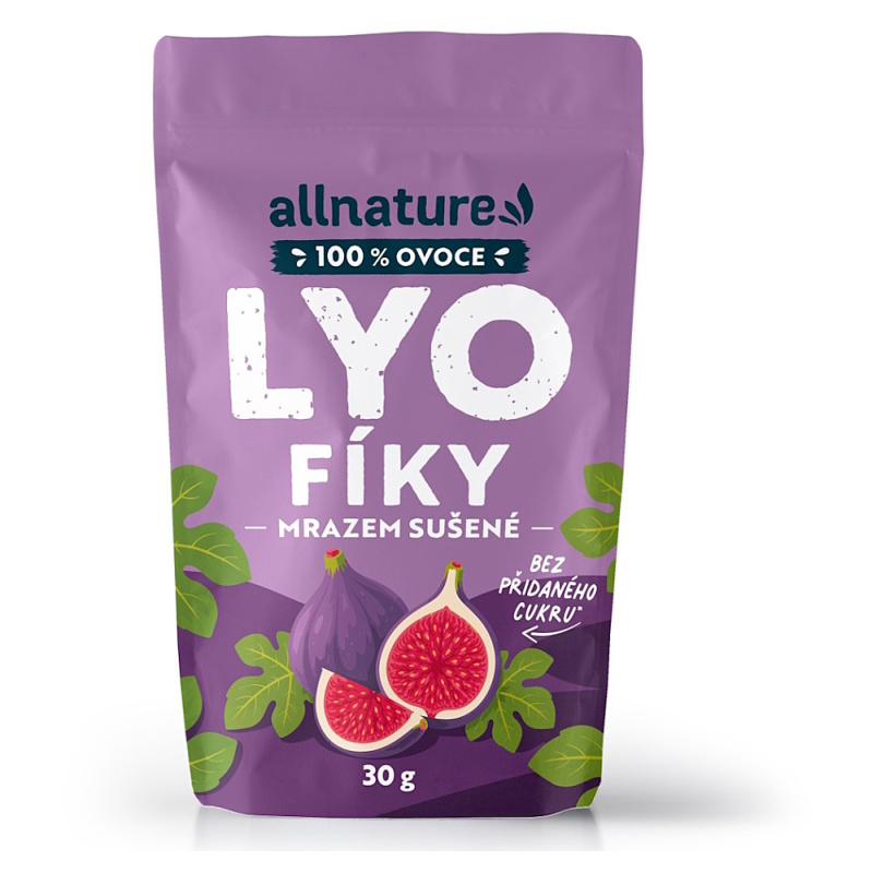 ALLNATURE Fíky sušené mrazem 30 g