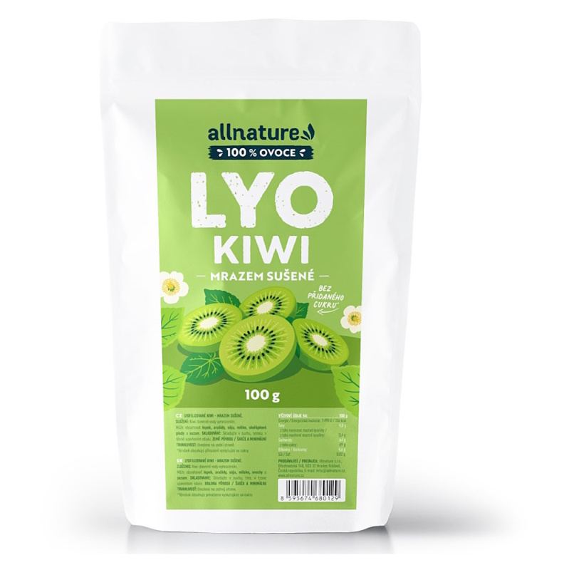 ALLNATURE Kiwi sušené mrazem 100 g