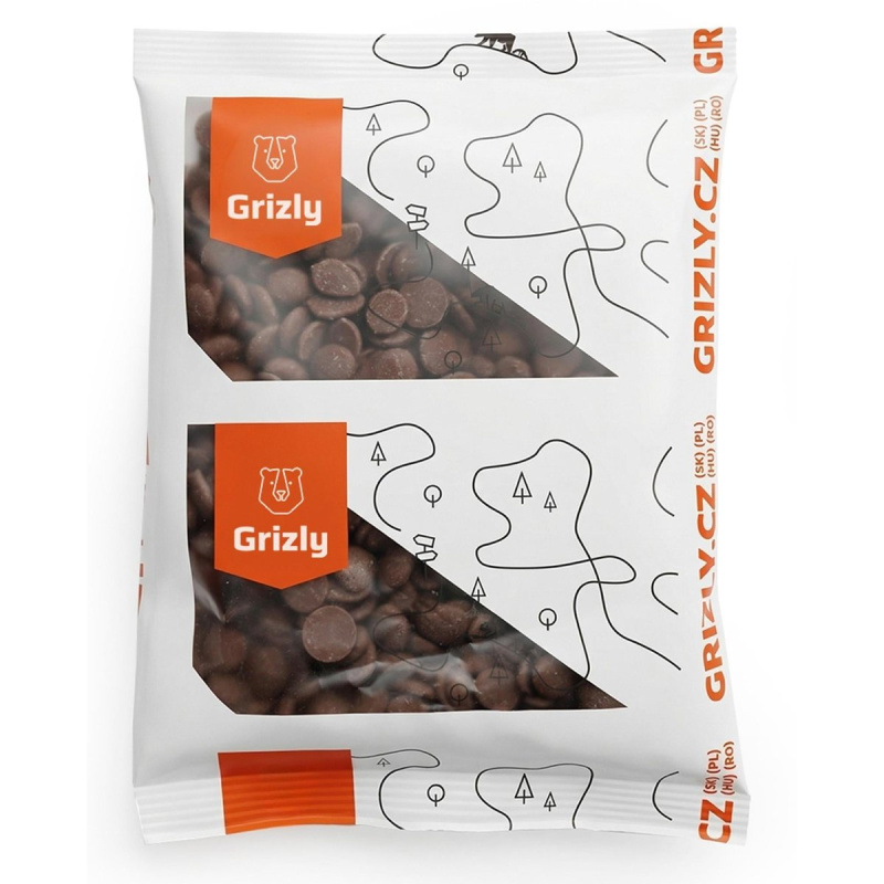 Grizly Čoko pecičky Mléčná čokoláda 30%