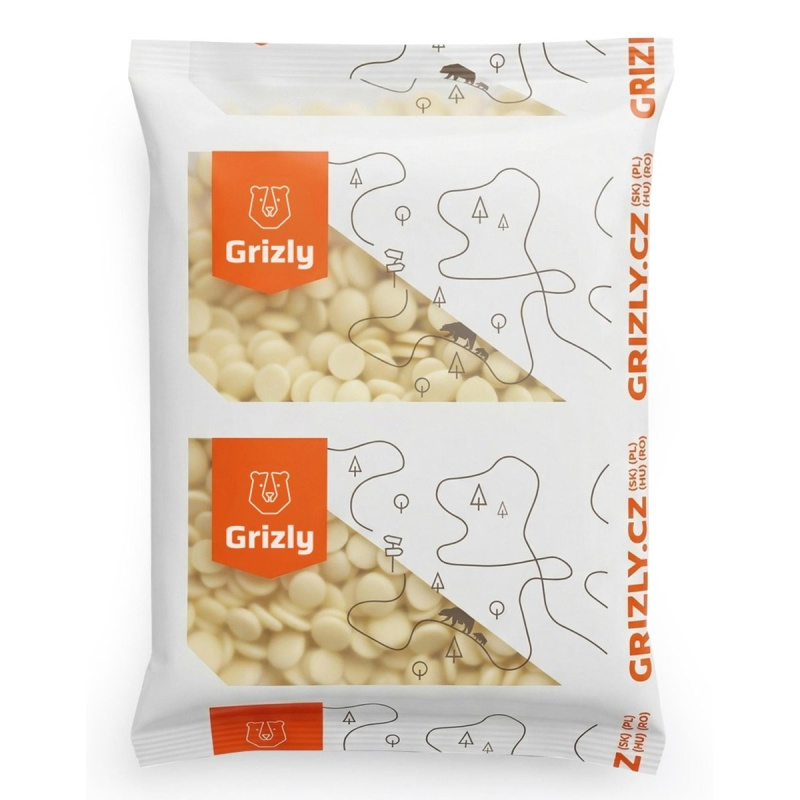 Grizly Čoko pecičky Bílá čokoláda 25%