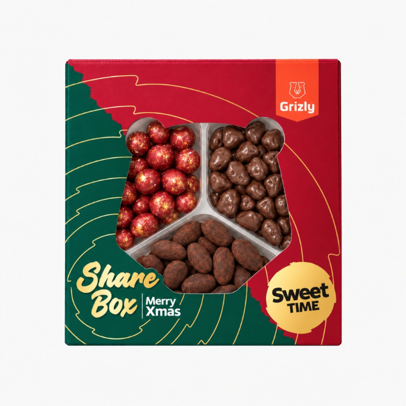 Grizly Vánoční Sharebox sladký 270 g