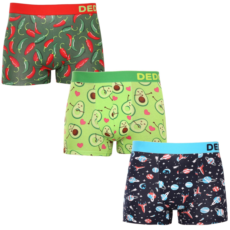 3PACK Veselé pánské boxerky Dedoles (0532511564) XXL, trenky / trenýrky