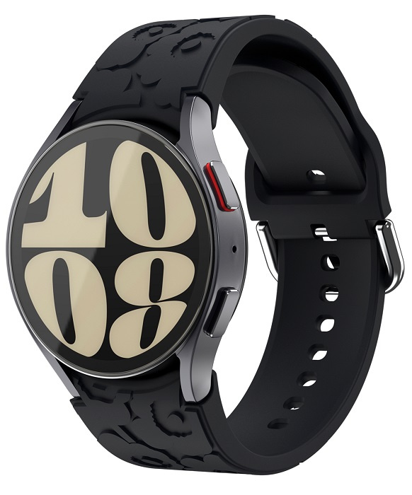 Řemínek Samsung Anymode Marimekko (GP-TYR940AMBBW) pro chytré hodinky Galaxy Watch6/7 / Black Varianta: ivi1