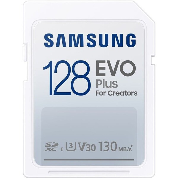 Samsung SDXC 128GB EVO Plus UHS-I U3 (Class 10) MB-SC128K/EU