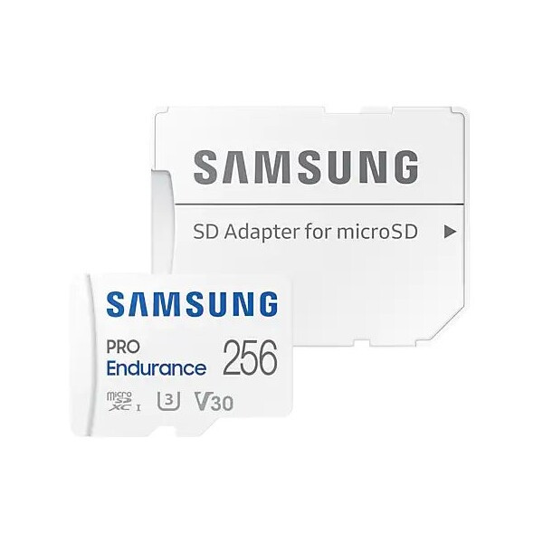 Samsung micro SDXC 256GB PRO Endurance + SD adaptér