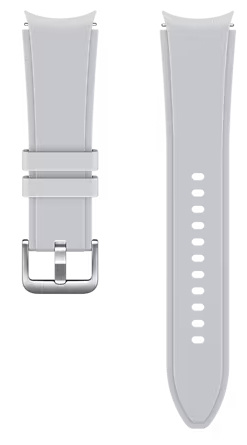 Řemínek s rýhováním Samsung ET-SFR89LSE pro chytré hodinky Galaxy Watch4 / 20 mm / M/L / Silver Varianta: ivi1