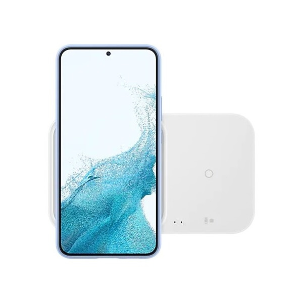Samsung DUO bezdrátová nabíjecí podložka s adaptérem 15W (EP-P5400TWE) bílá