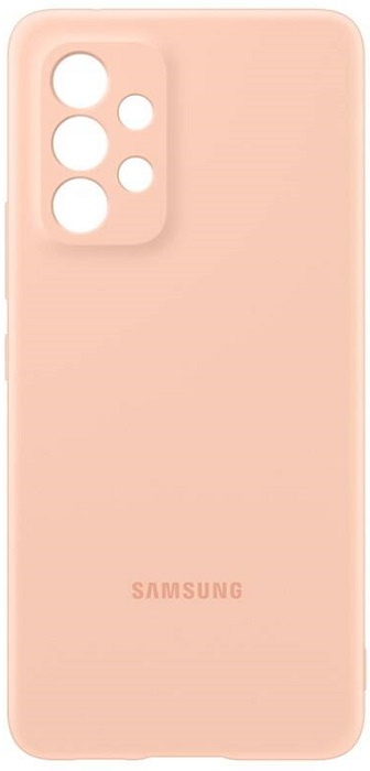 Kryt Samsung Silicon Cover na mobil Samsung Galaxy A53 5G / Peach Varianta: ivi1