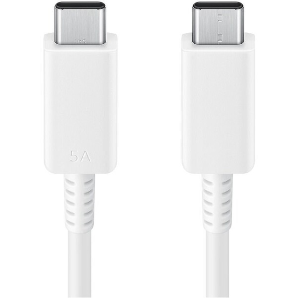Samsung USB-C/USB-C datový kabel 5A, 1.8m (EP-DX510JWE) bílý