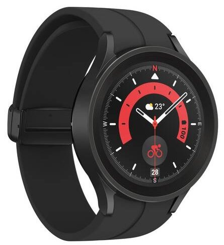 Chytré hodinky Samsung Galaxy Watch5 Pro LTE (SM-R925FZKADBT) / 45 mm / Bluetooth / Black Titanium Varianta: ivi1