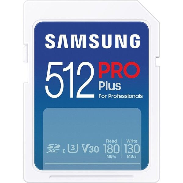 Samsung SDXC 512GB PRO PLUS MB-SD512S/EU Modrá