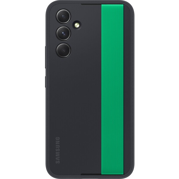 Samsung silikonové zadní s poutkem pro Galaxy A54 5G, černé EF-XA546CBEGWW Černá