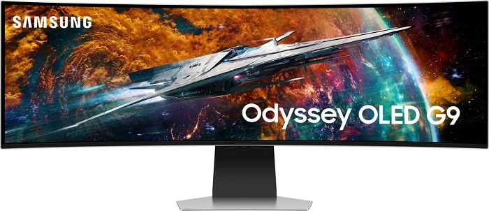 Monitor Samsung Odyssey OLED G9 G95SC (LS49CG954SUXEN) / 49" /  5120 x 1440 px / 75 W / stříbrná Varianta: ivi1