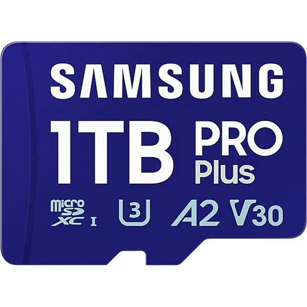 Samsung micro SDXC 1TB PRO Plus + SD adaptér Modrá