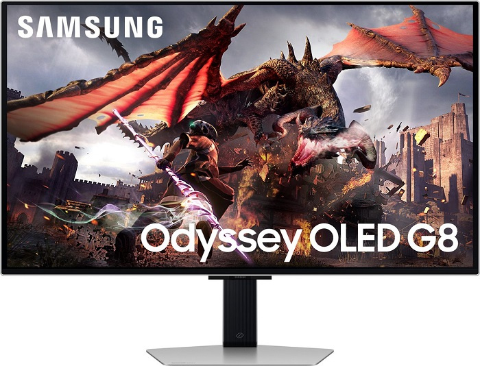 Monitor Samsung Odyssey OLED G8 G80SD (LS32DG800SUXEN) / 32" / 3840 × 2160 px / 47 W / stříbrná Varianta: ivi1