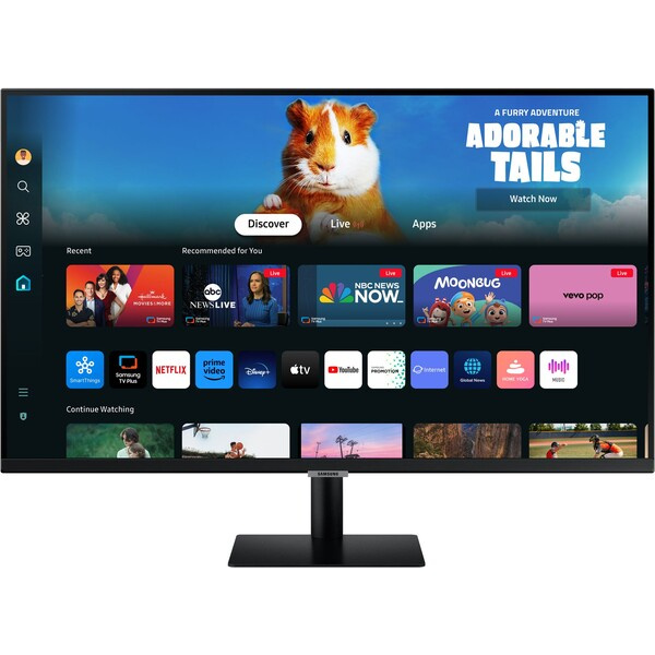 Samsung Smart Monitor M5 (M50D) monitor 27" LS27DM500EUXDU Stříbrná