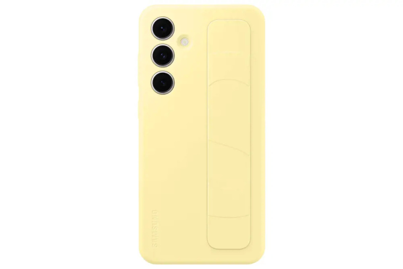 Samsung Standing Grip Kryt pro Galaxy S24 FE – Žlutá