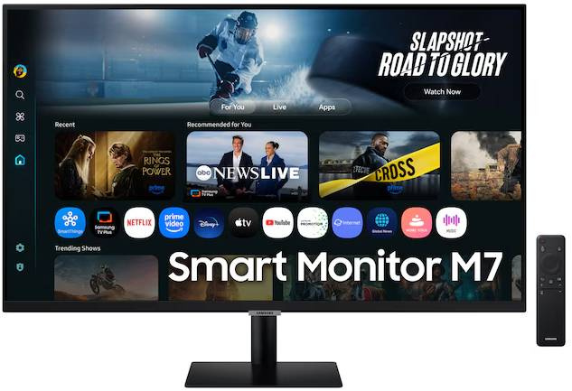 Monitor Samsung M7 M70F LS32FM700UUXEN / VA / úhlopříčka 32" / 3840 × 2160 px / černá Varianta: ivi0