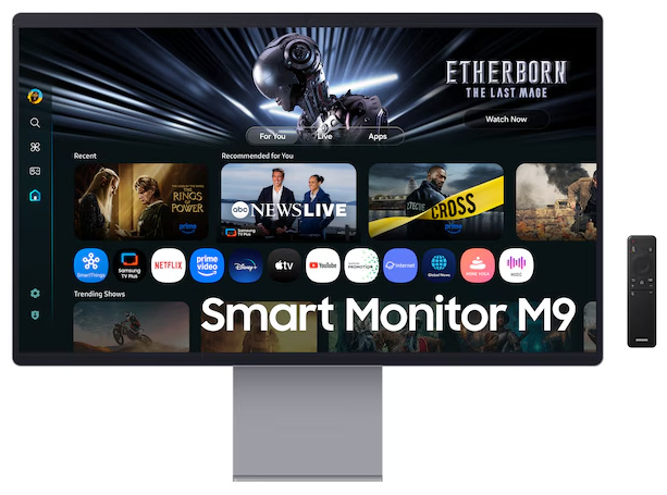 Monitor Samsung M9 LS32FM900SUXEN / 3840 × 2160 px / 32" (80 cm) / 4K UHD / stříbrná Varianta: ivi1