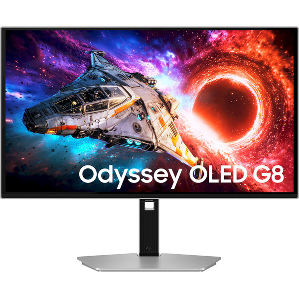 Samsung Odyssey OLED G8/LS27HG800SUXEN/27"/OLED/4K UHD/240Hz/0,03ms/Stříbrná/2R
